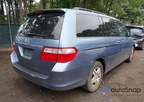 2007 Honda Odyssey Ex z USA, uszkodzony, nr VIN 5FNRL38447B064528